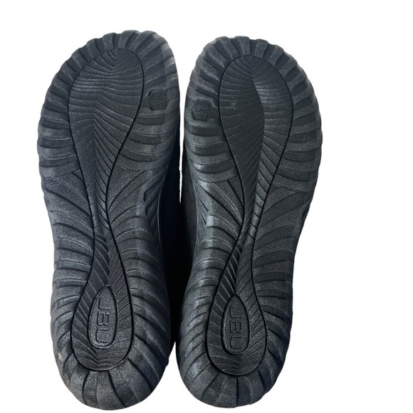 - NIB JBU by Jambu Black Gold Cranberry Side-zip Fleece Lined Loafer Shoe - Picture 11 of 13